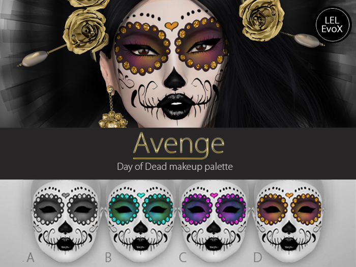Second Life Marketplace [Avenge] Day of Death palette EvoX